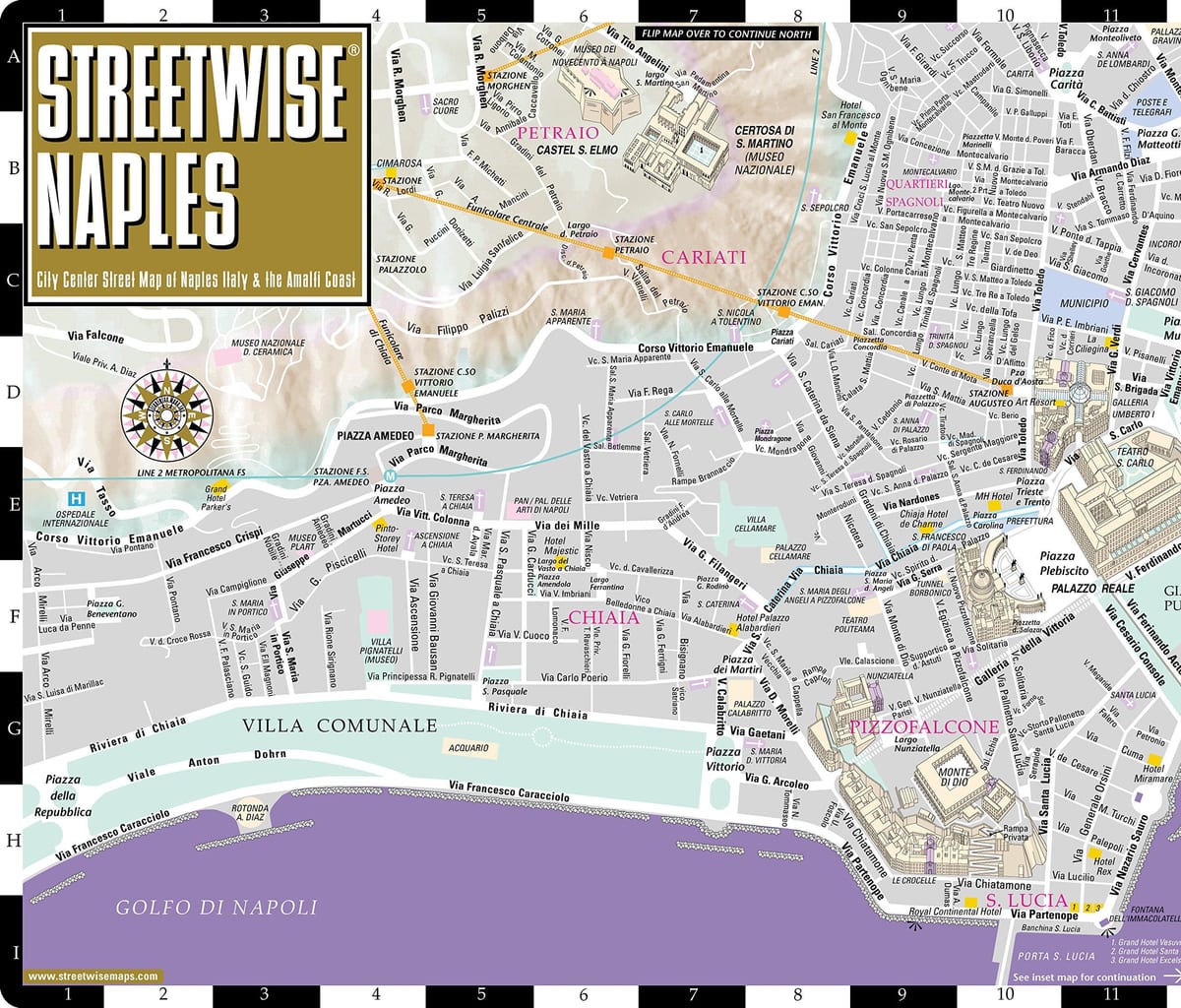 street map i neapel italien