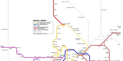 Neapels underjordiska karta