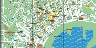 Neapel turistattraktioner karta