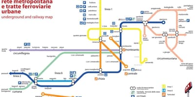 Napoli tågstationen karta